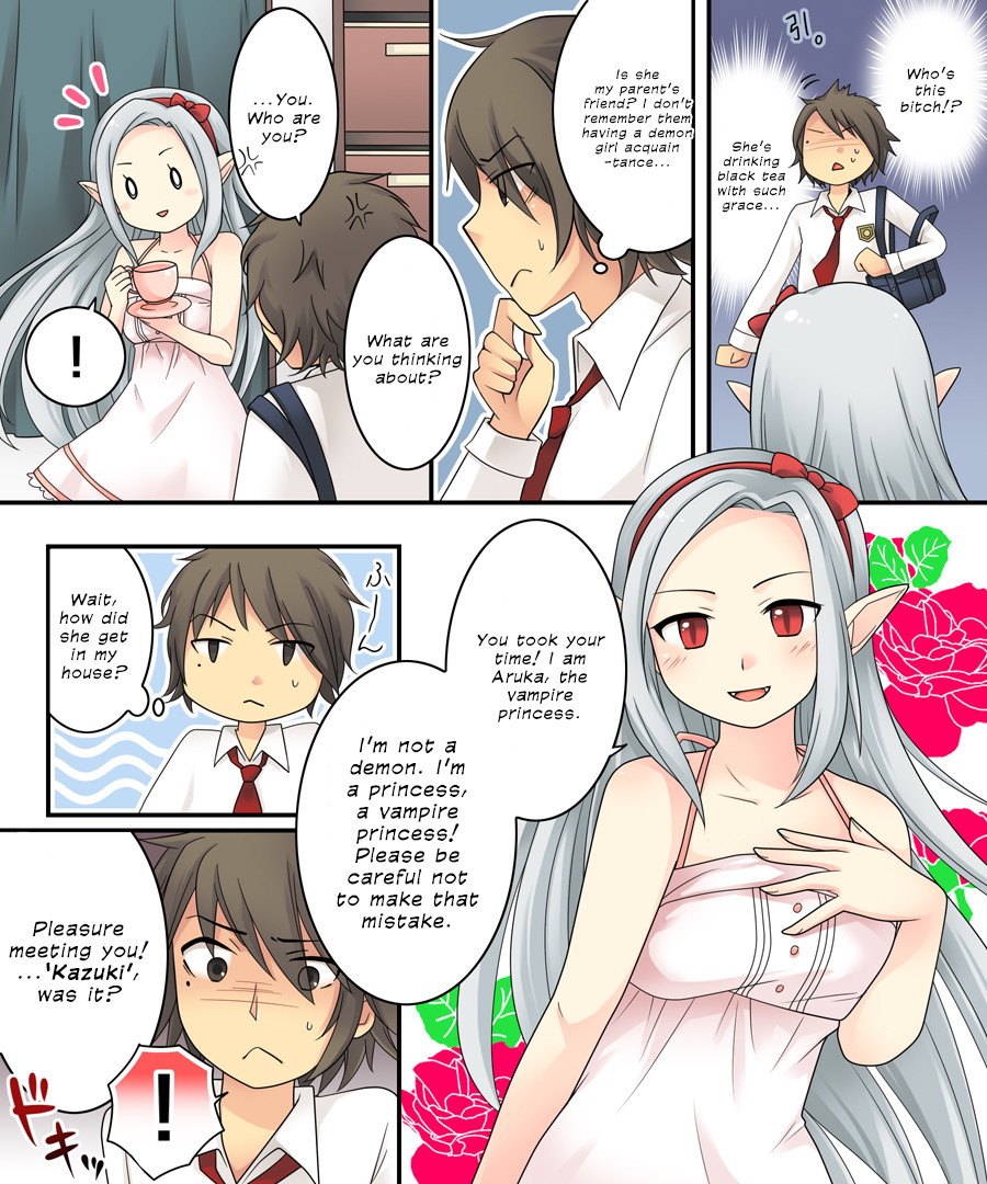 Hentai Manga Comic-The Story of Becoming The Vampire Princess' Little Sister Underling Because You Spammed The Imageboards-Read-5